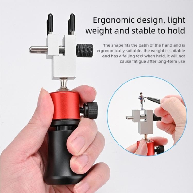 All Angle Positioning Aluminum Clamps Tool Not Slip Rubber Pad Crafting Vise Optimized for Detailed Painting Tasks