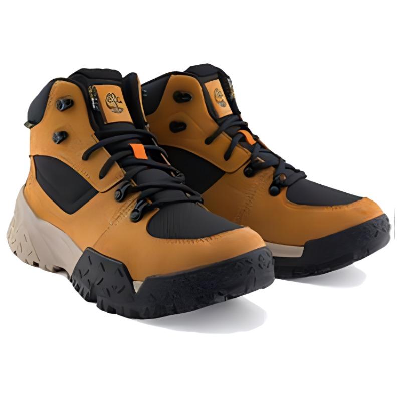 Timberland Men's Motion Scramble Mid Waterproof Hiking Boot Wheat Nubuck A68Q8