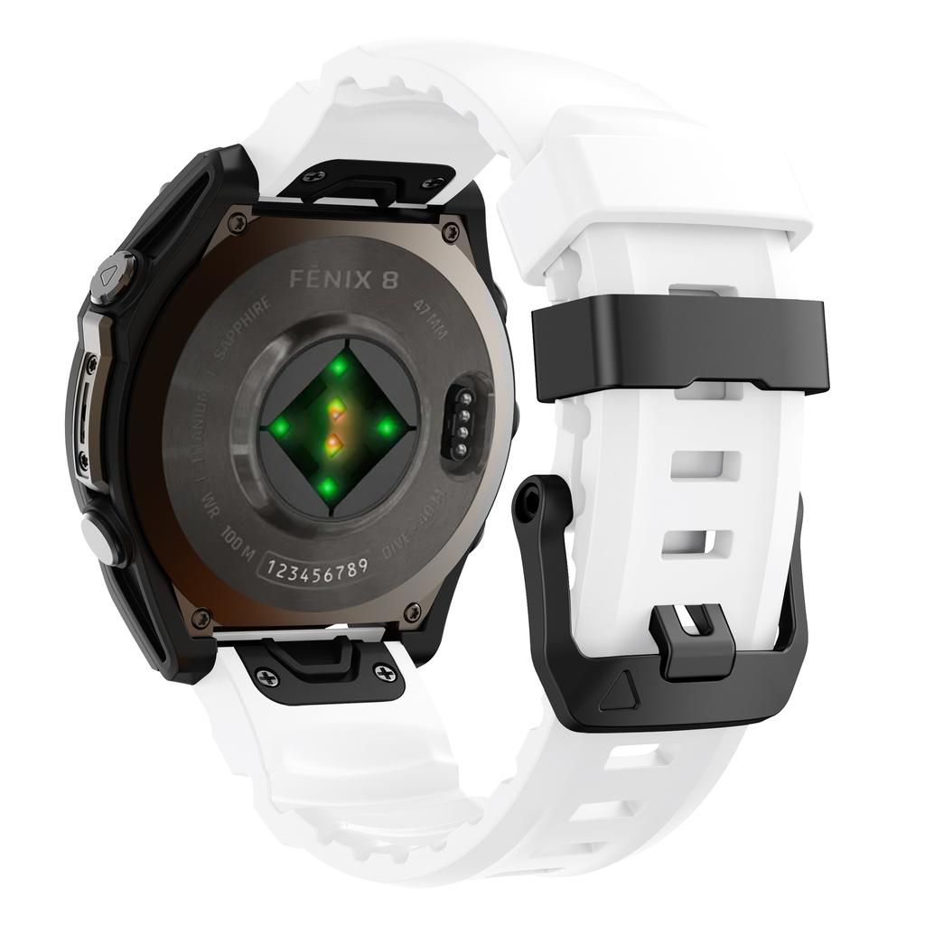 Sport Silicone Band For Garmin Fenix 8 E 7 7X Pro 6 6X 5 5X/Epix/Instinct/Forerunner 970 QuickFit 22mm 26mm Watch Strap Bracelet