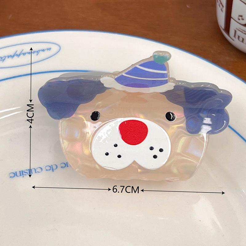 

Милые милые мультяшные акриловые животные серии волос коготь для женщин девочек кавайные маленькие акула заколка для волос аксессуары подарки на день рождения