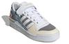 adidas Originals Forum Low Wear Resistant Non Slip Casual Skateboarding Shoes White Blue Gray Women's GZ4405