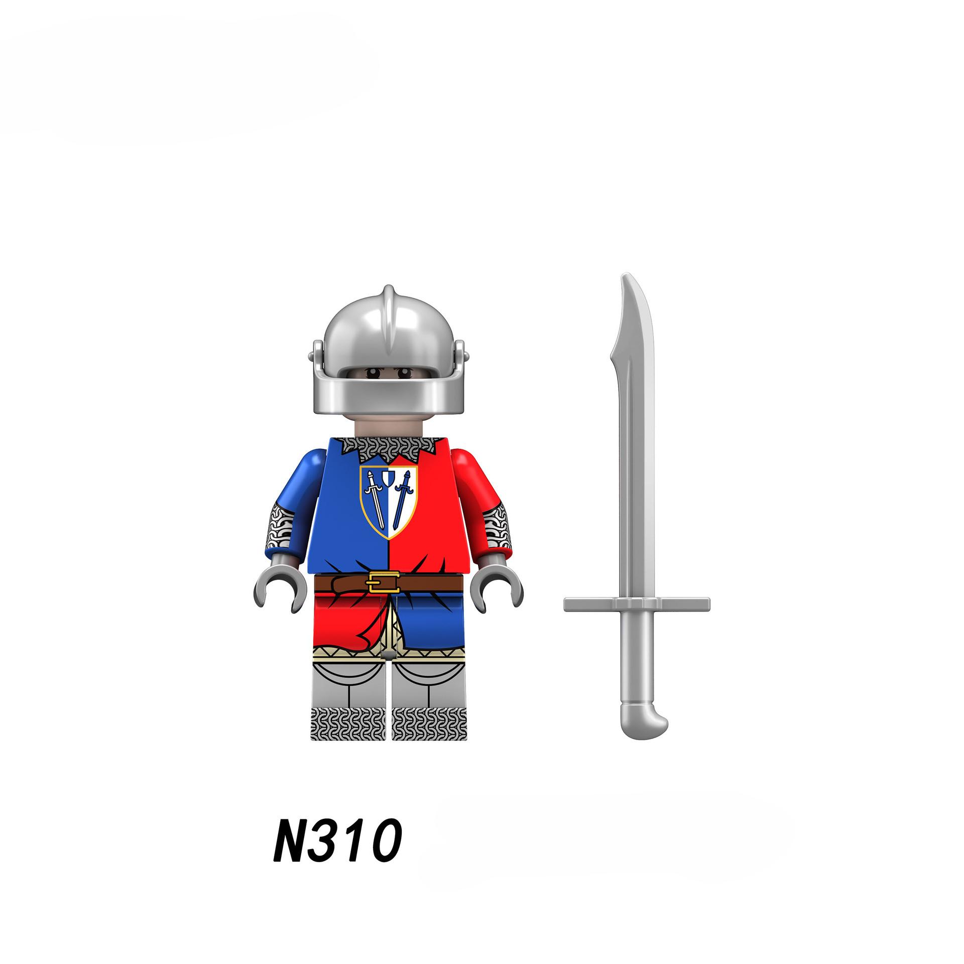 

Строительные блоки, средневековые войны Роуз, солдат, мини-фигурки, коллекция игрушек для детей N309 N310 N311 N312