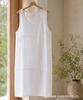 INHUE Linen Tencel Rhinocell Boyoung Sleeveless Dress