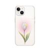 Etui Do Iphone 14 Przeźroczyste, Silikonowe Flexi, Kwiaty, Tulipan