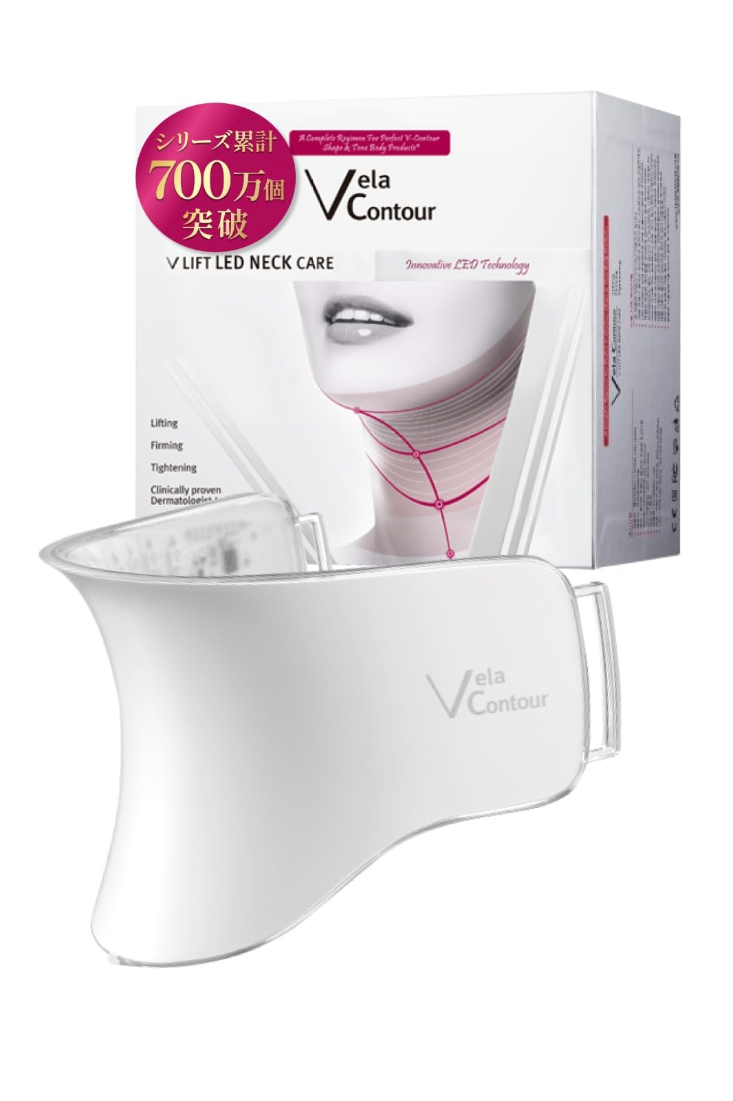 

LED Neck Care Facial Beauty Device signs of aging on the a beauty Neck beauty appliance [ANACIS Official] V-Lift Lift-Up [For neck, Korean-made белый