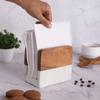 Natural Marble Napkin Holder for Kitchen Dining Table Décor Decorative Holders for Paper Napkins Upright Napkin Dispenser