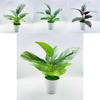 Faux Green Plant With Injection Molded Leaves For Living Room Decoration Gift Ideas