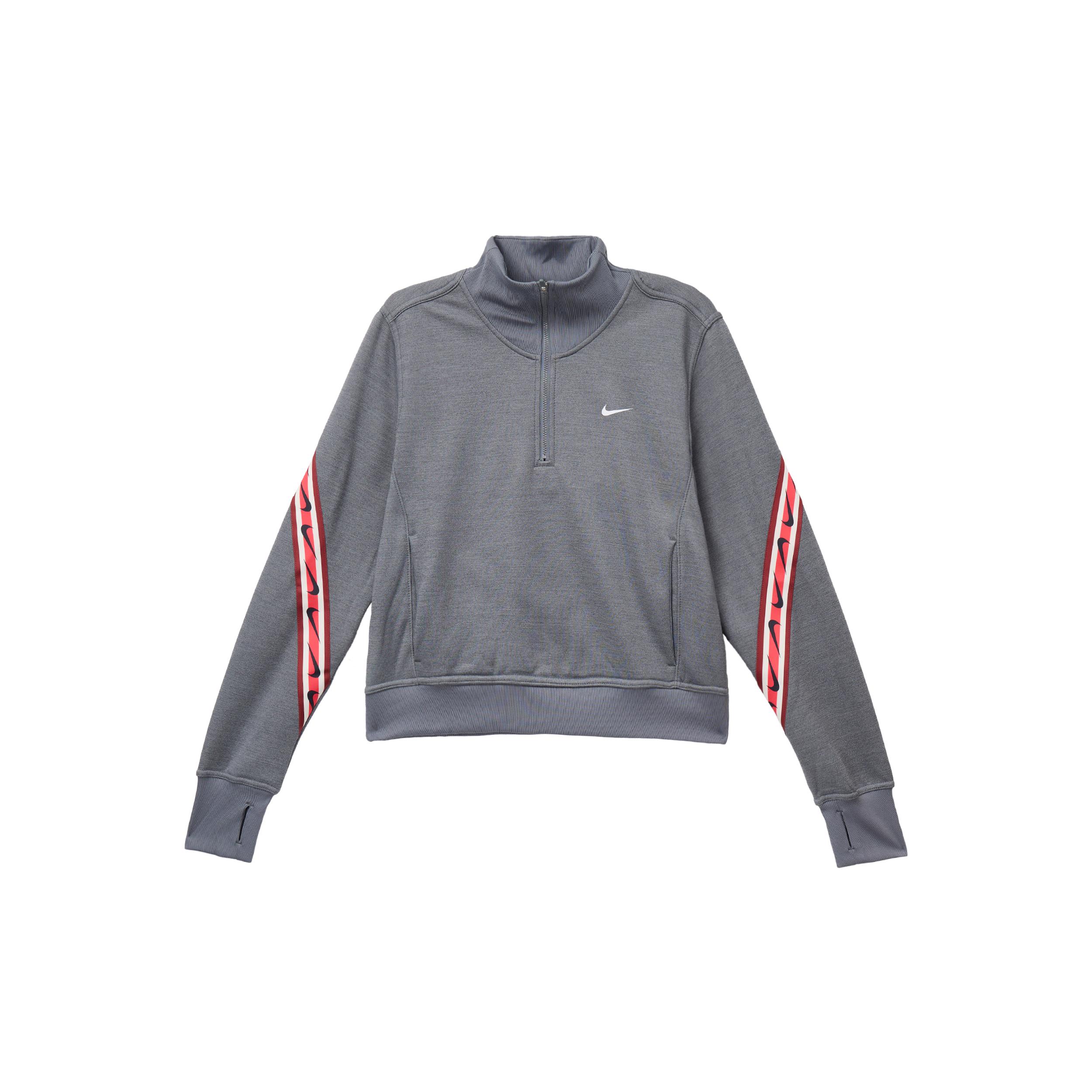 

New Nike Therma FIT One Sweatshirts Women s Carbon Gray FB5170-091 L