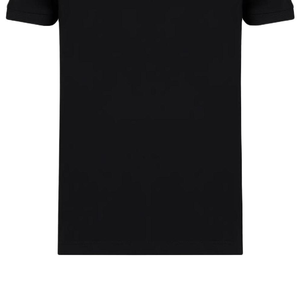 Emporio Armani Camiseta Polo de Color Sólido EA7 para Hombre tops Negro 8NPF13P-JRGZ1-1200