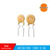 Plug-in Resettable Fuse JK130-050, 130V 0.5A, In Stock