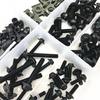 198pcs Universal Motorcycle Fairing Spring Screws Bolts Nuts Kit Fastener Clips Sportbike for Honda/Yamaha/Kawasaki/Suzuki