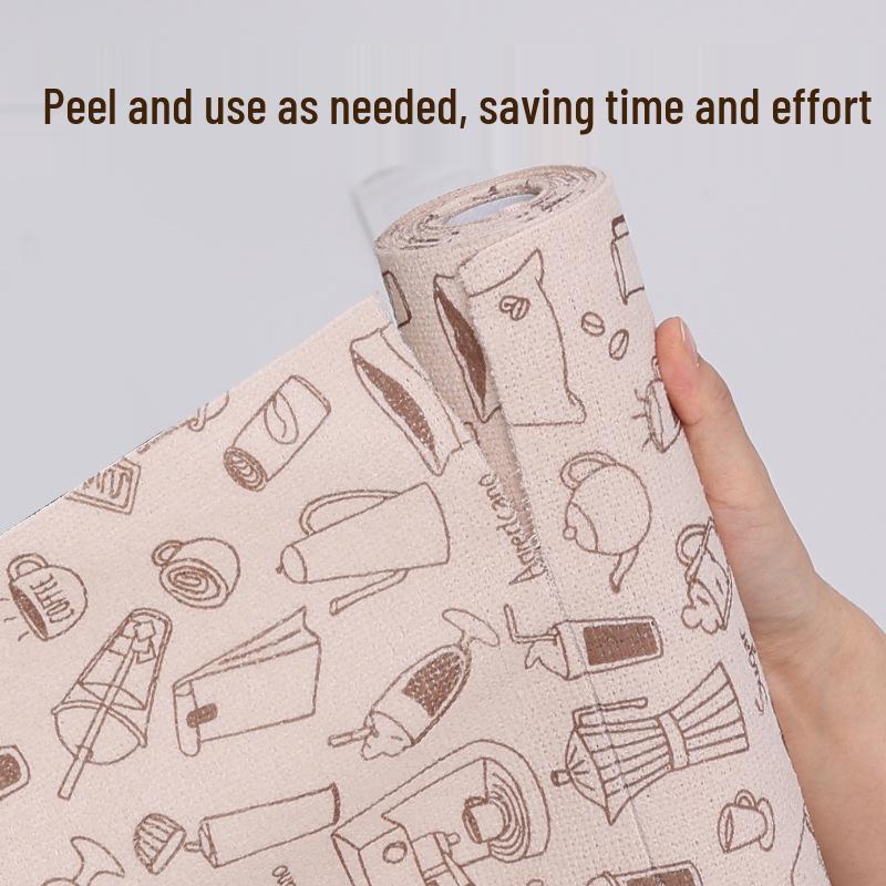 Ultra-Fine Fiber Tearable Cleaning Cloths - Wet & Dry, Thickened Weekly Disposable Wipes for Kitchen Use