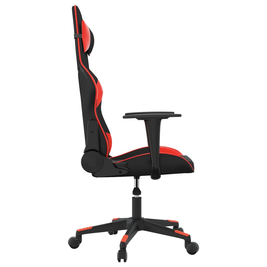 Gaming Chair Black and Red PU Leather
