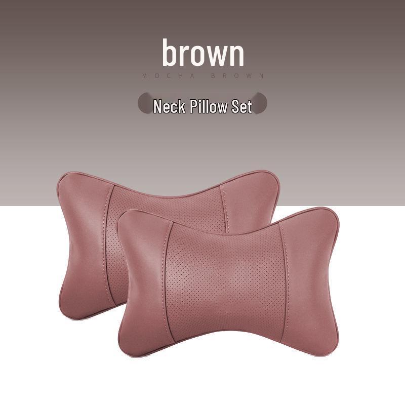 Zestaw poduszek podpierających szyję i lędźwie na zagłówek samochodowy na poduszkę oparcia