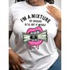 European Size Women's Playful Money & Lips Graphic Tee - Soft, Breathable, Short Sleeve Crew Neck - Perfect for Spring/Summer Casual Outings