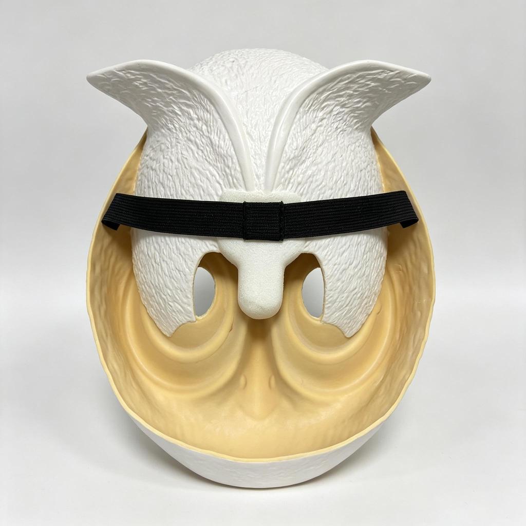 Casco de animal, máscara de búho de látex