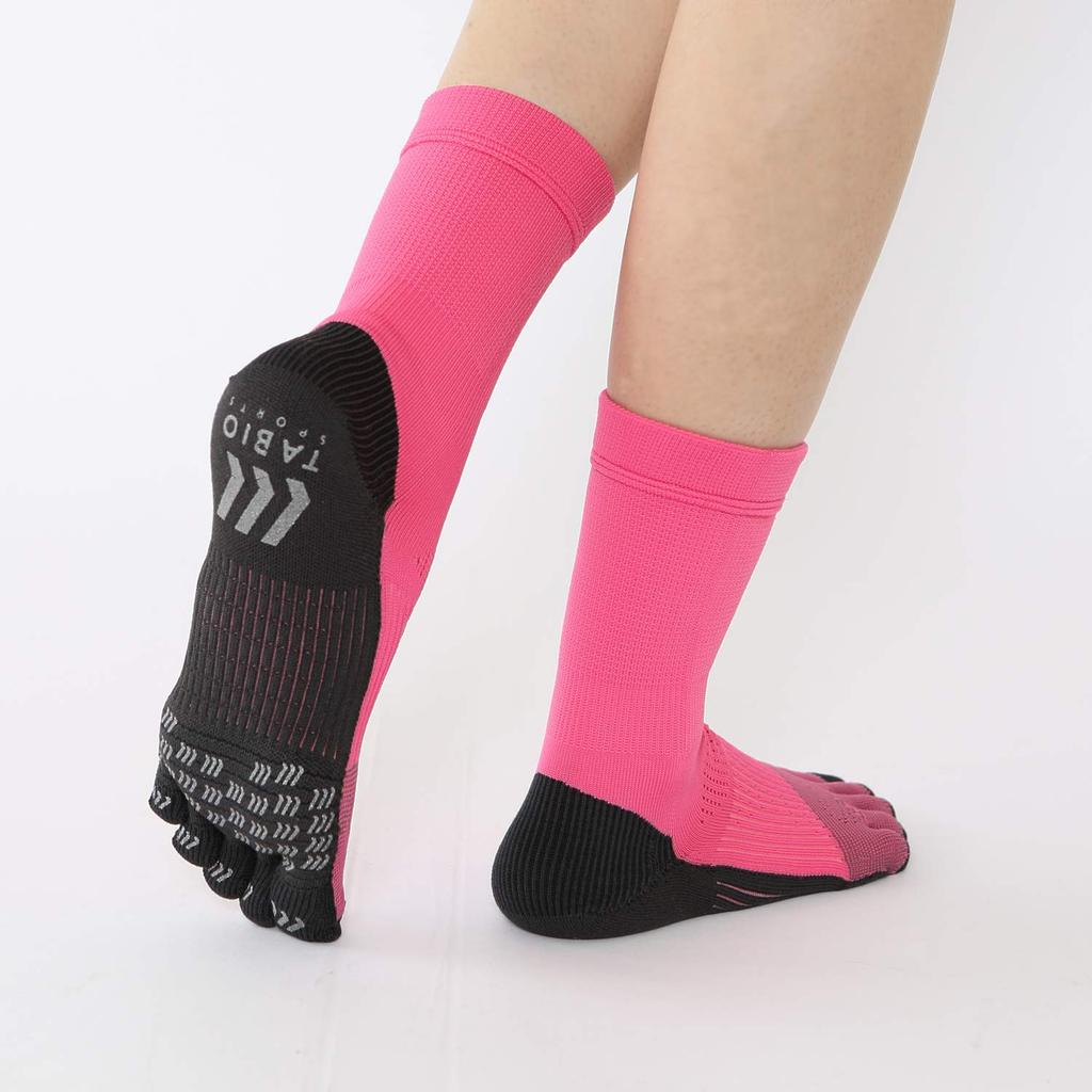 Tabio Football Sizes Sarashi Five-Toe Socks, 25-27cm,