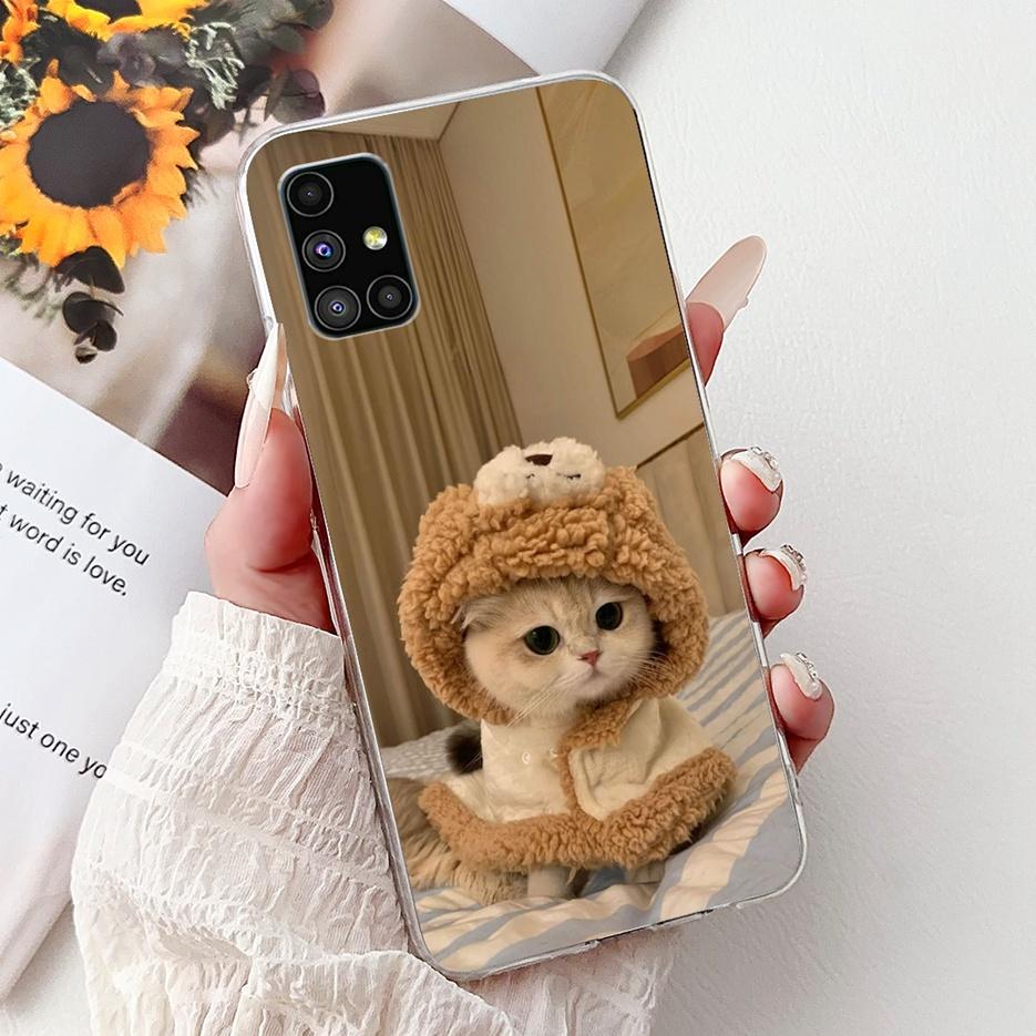 For Samsung Galaxy M51 Case SM-M515F Colorful Flower Painted Cover Soft Silicone Phone Case For Samsung M51 M 51 GalaxyM51 Shell