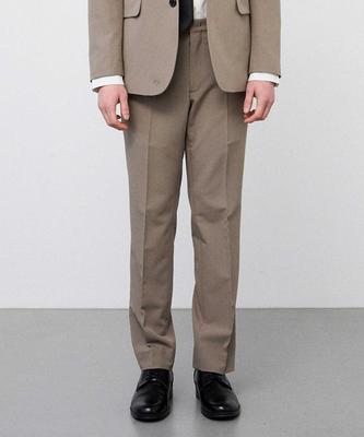 STCO Codigallery Basic Four-Way Stretch Semi-Tailored Formal Pants_Beige (Classic Fit)_Cslvz04Bsd