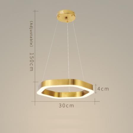 Creative Led Chandelier Gold Living Room Lamp Luxury Creative Pendant Light Shop Light Fixture Combination Staircase Lustre
