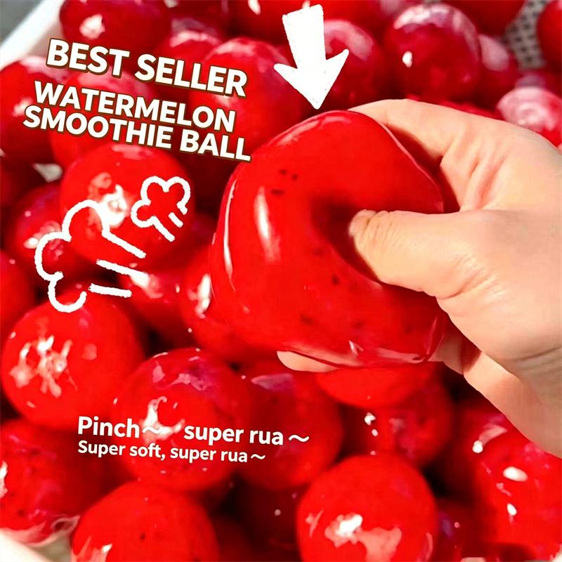 Handmade Watermelon Potato Slushy Squishy Toy Soft Slow Rebound Stress Relief Squeeze Toy Realistic Fruit Simulation Model Gift