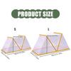 Foldable Plant Protective Covers Tents PVC Mesh Garden Bed Cages Animal Barrier Suitable for Vegetables Fruits Seedlings