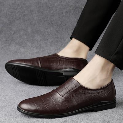 Neue Herren Freizeitschuhe aus echtem Leder Luxusmarke Italienische Herren Slipper Mokassins Atmungsaktiv Business Slipper Fahrschuhe