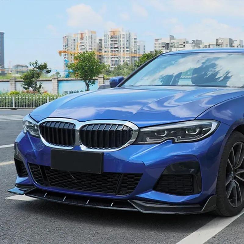 Front Lip Spoiler Bumper Blade for BMW 3 Series G20 G21 G28 2019-2022 Lower Splitter Diffuser M Pack Car Body Kit Accessories