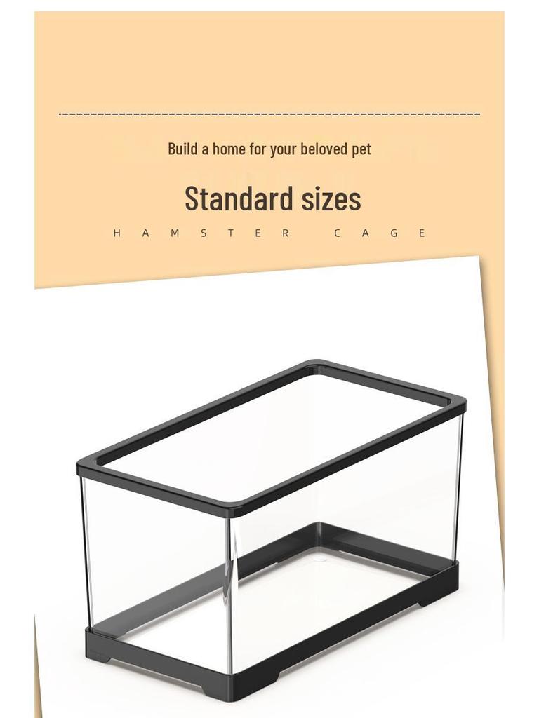 Large Acrylic Hamster & Chinchilla Cage Villa Breeding Box