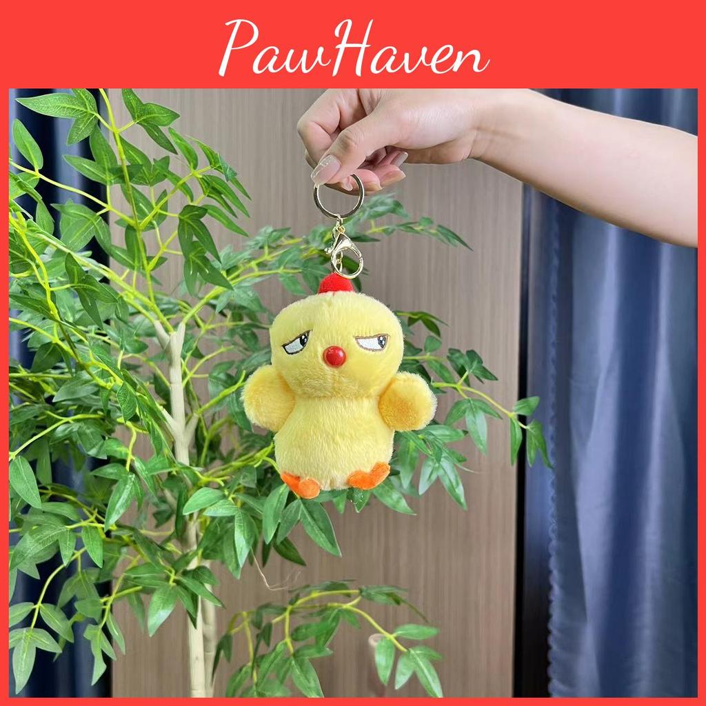 Plush Chicken Delightful Keychain 12cm Adorable Animal Pendant Ideal For Collectors Keychain