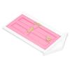 Mini Wooden Door Bright Color Vivid Details Smoother Edge Dollhouse Miniature Fairy Door for 1:12 Doll House GiftsLight Pink