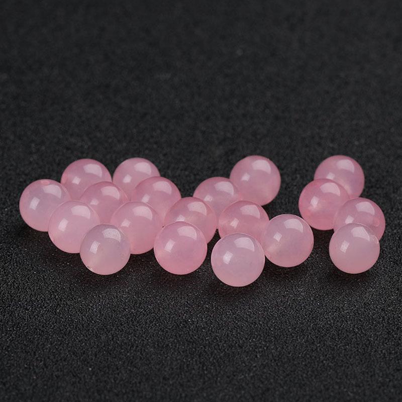 7A Natural Purple Horse Pink Crystal Round Loose Beads for DIY Bracelets & Necklaces