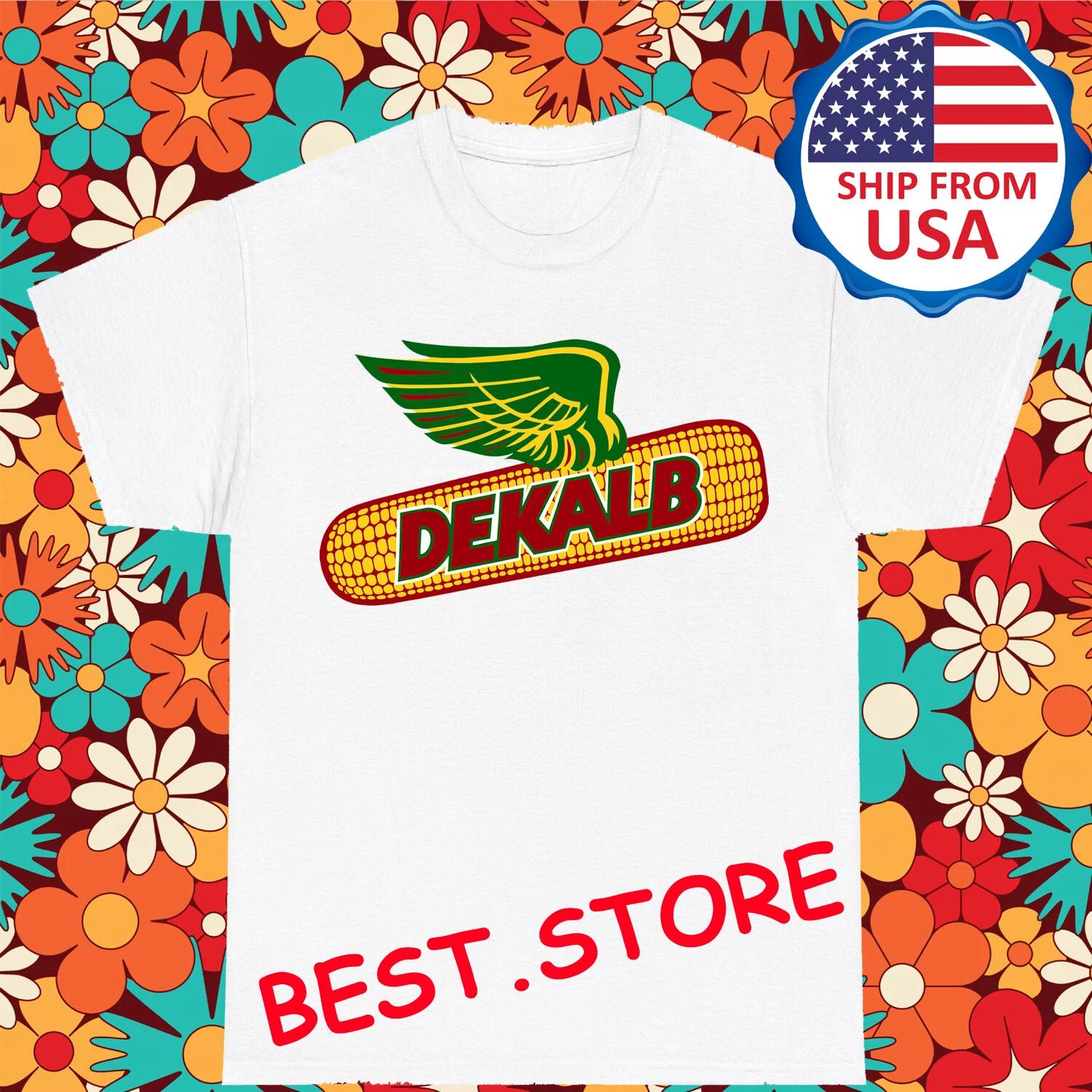 Dekalb Corn Men s White Size S-5XL 3XL