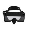 Diving Goggles Black Silicone Tempered Glass ABS HD Leak Proof Powerful Sealing Shatterproof Snorkeling Goggles for