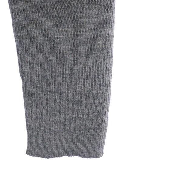 Rene Made in Japan Misto Lana Maglia a Manica Lunga Taglio 34 Grigio Donna Usato