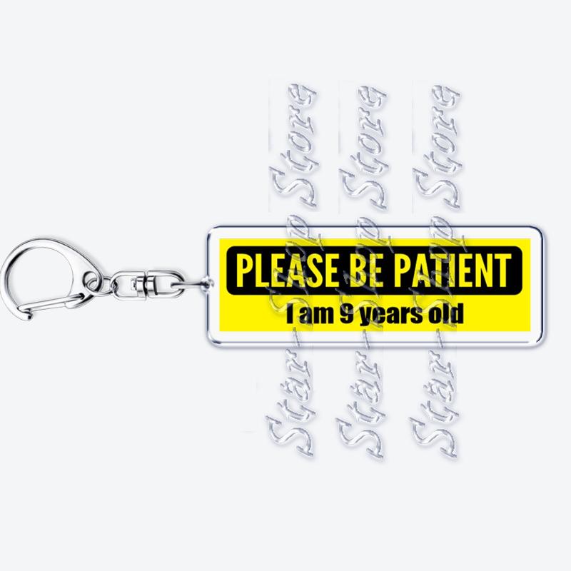 

Funny Bumper Meme Keychains Car Joke Qoutes Letter Humor Keyrings for Accessories Bag Key Chain Ring Jewelry Fans Friends Gifts