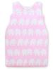 Cotton Sleeping Bag for Children 6-12 Mcy Tog 2.5 Year-Round Insulated Elephants Pink