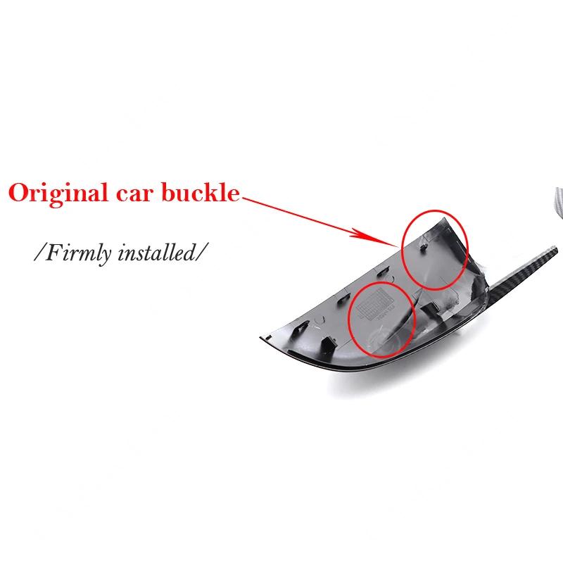 For BMW X5 F15 X6 F16 X3 F25 X4 F26 2014 - 2018 Mirror Cover Caps Horn High Quality Carbon Fiber Accessories 2017 2016