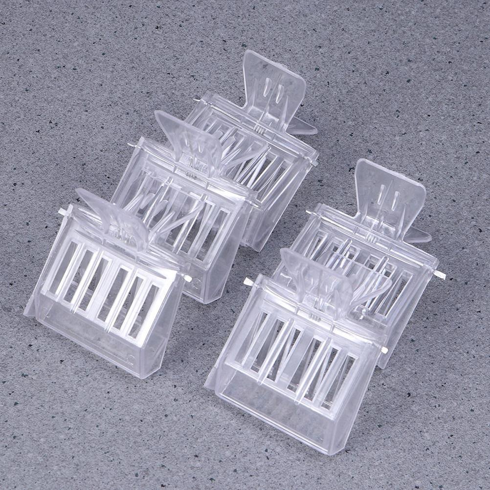 6pcs Beekeeping Clip Catcher Cage Bee Tool Durable Plastic Smooth Edge For Beekeeper Essential Beekeeping Accessoires