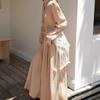 Early Autumn Women's Lady-like Temperament Dress V-Neck Vintage Long Skirt Gentle Style French Dress