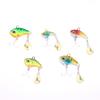 5Pcs Fishing Lure Kit 7G/14G/20G Metal Vib Artificial Bait Sinking Spinner Spoon Fishing Accessories Jigs Fishing Tackle