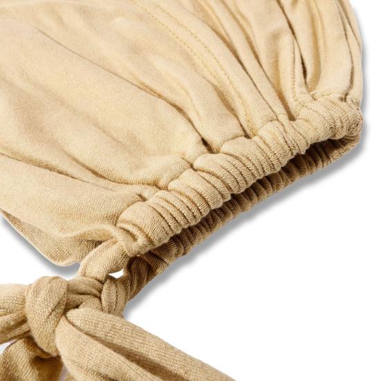 Moteriškas turbanas Artimųjų Rytų vientisos spalvos reguliuojamas plaukų uždangalas galvos skara su elastine juostele maža skrybėlaitė