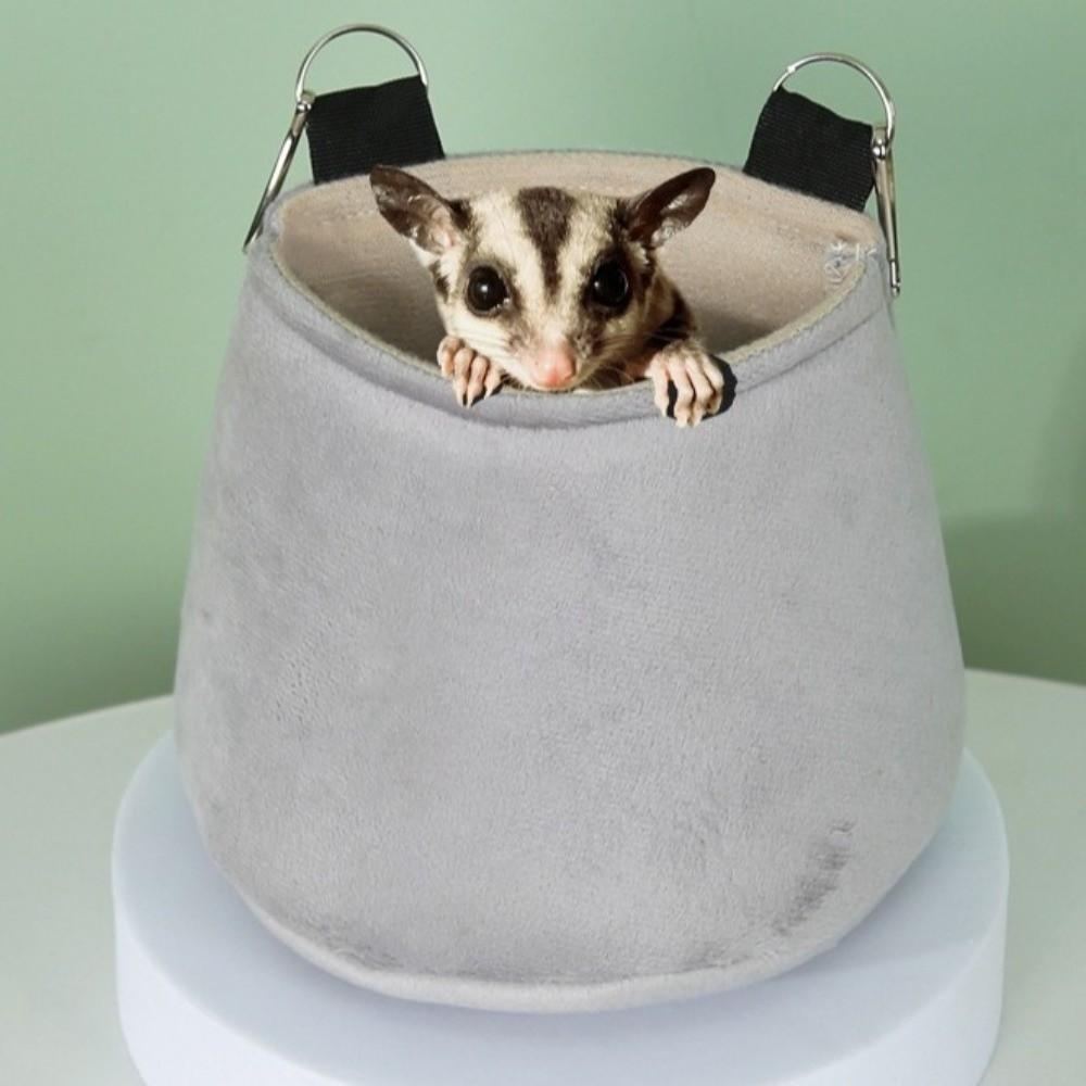 Pet Bed Super Thick Hamster Warm Nest Insulated Cozy Pet Sleep Nest Warm Soft Hamster Cage Bed Small Pet