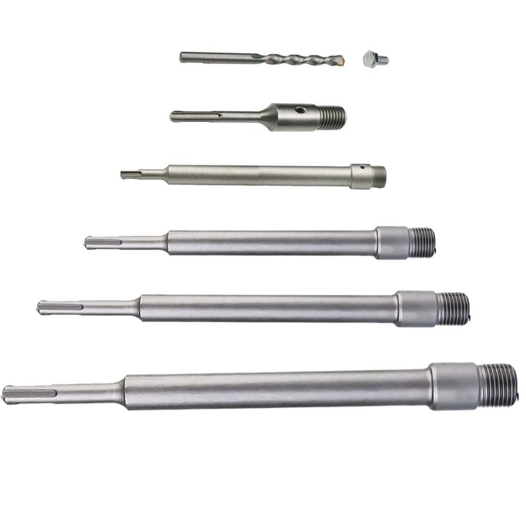 1 Pcs 110-500mm Concrete Hole Opener Electric Drill Bit Hollow Core Cement Round SDS Wall Drilling Tool Drill Bit Extension Rod