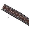 Cinta de Pasamanería Bordada Jacquard de Encaje Étnico para Adorno de Borde de Cuello de Vestimenta de Ropa Nacional Tradicional de Bricolaje de 5 cm