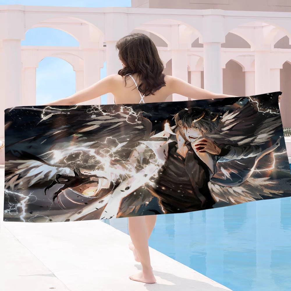 Omniscient R-Reader V-Viewpoint Microfiber Beach Towel Absorbent Quick dry Soft Yoga Swimming Resort Mountain Climbing Towel
