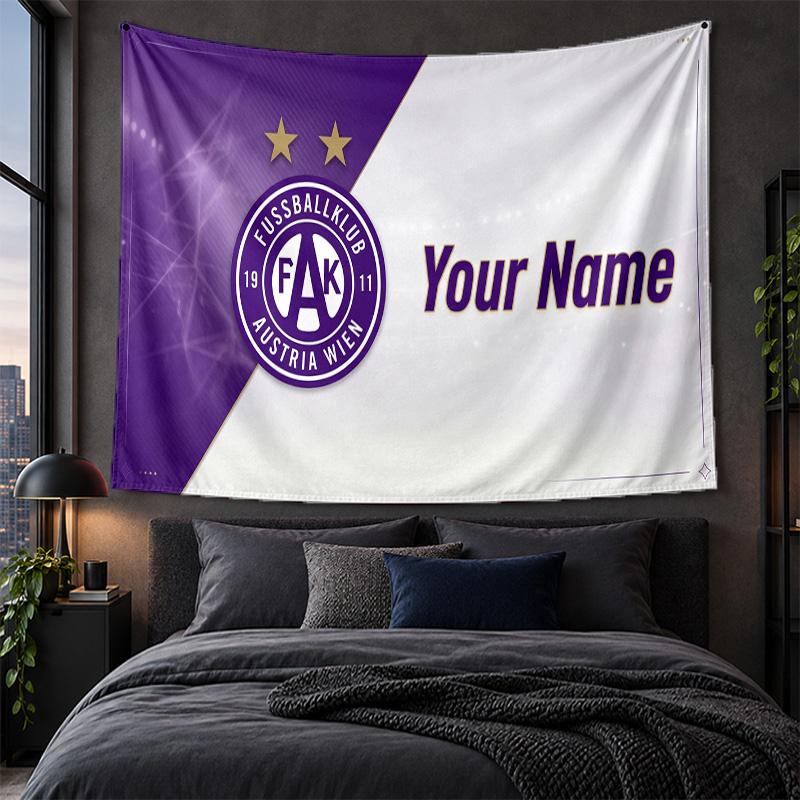 Personalized Tapestry Wall Hanging Austria Wien FC Pattern Art Background Cloth