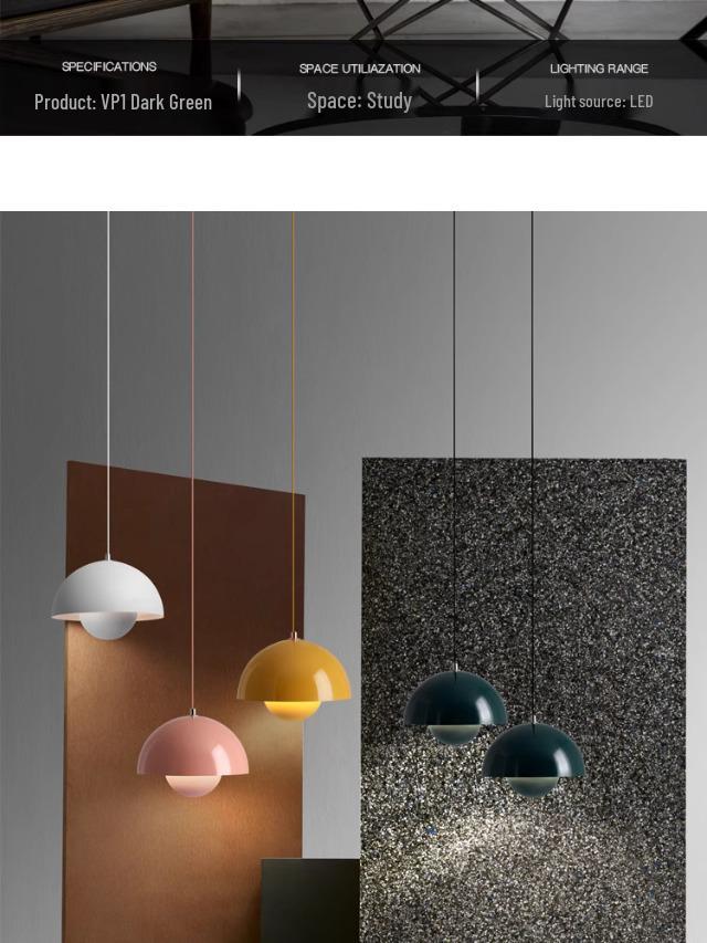 Nordic Minimalist Danish Bud Pendant Lamp for Bar, Restaurant, Bedroom, or Study