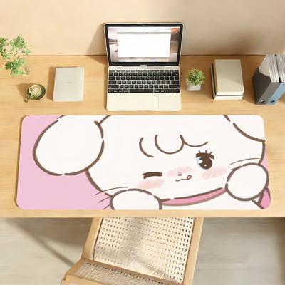 Cartoon MMIKKO Mouse Pad Nonslip Locking Edge DeskMat PC Laptop Accessories Rubber Office Keyboard Large Game