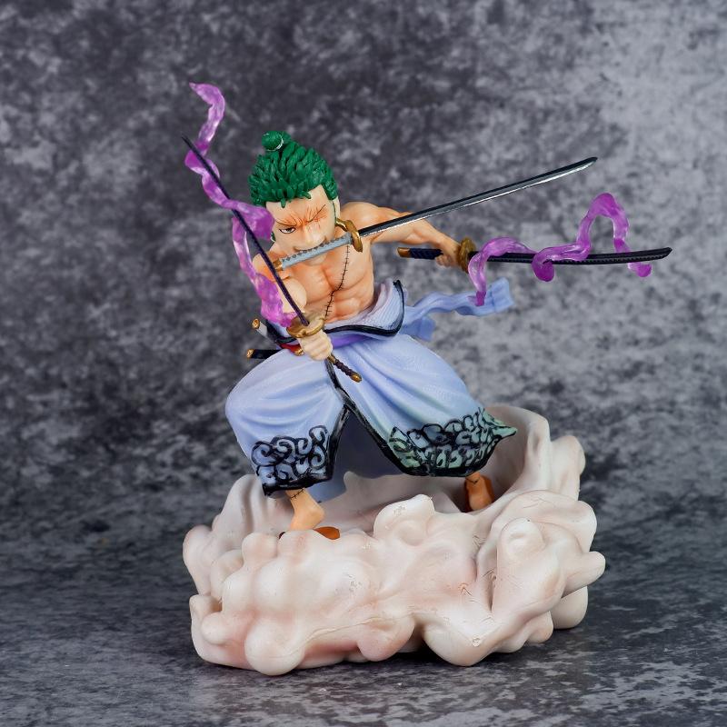 

Аниме One Piece Q Roronoa Zoro Фигурка Игрушка Кавай Модель ПВХ Кукла Подарок